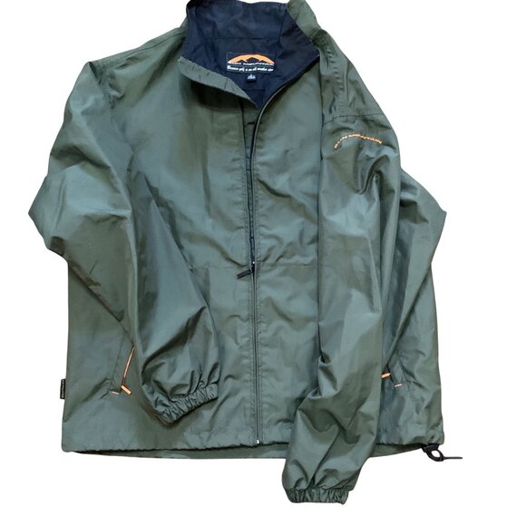 Sun Mountain Mens Green Golf Jacket Lightweight Windbreaker Size Large Classic - Picture 2 of 11